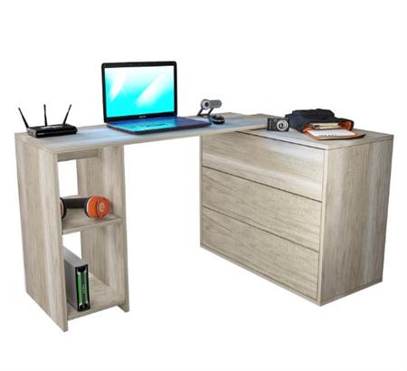 Escritorio Y Mesa Tv Con Cajones 5012 Hel  Corsa