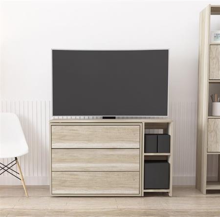 Escritorio Y Mesa Tv Con Cajones 5012 Hel  Corsa